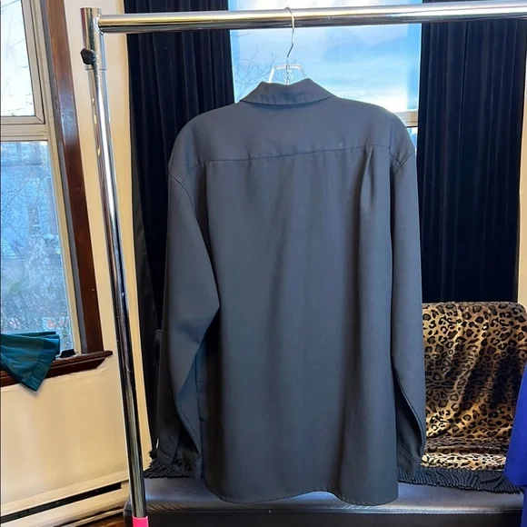 Two-Tone Button-Up Jacket - Picture 3 of 3